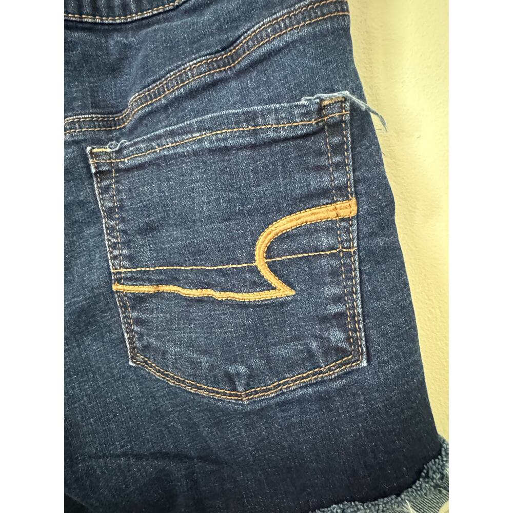 American Eagle Dark Wash Denim Shorts Women’s Size 6 - Picture 10 of 10